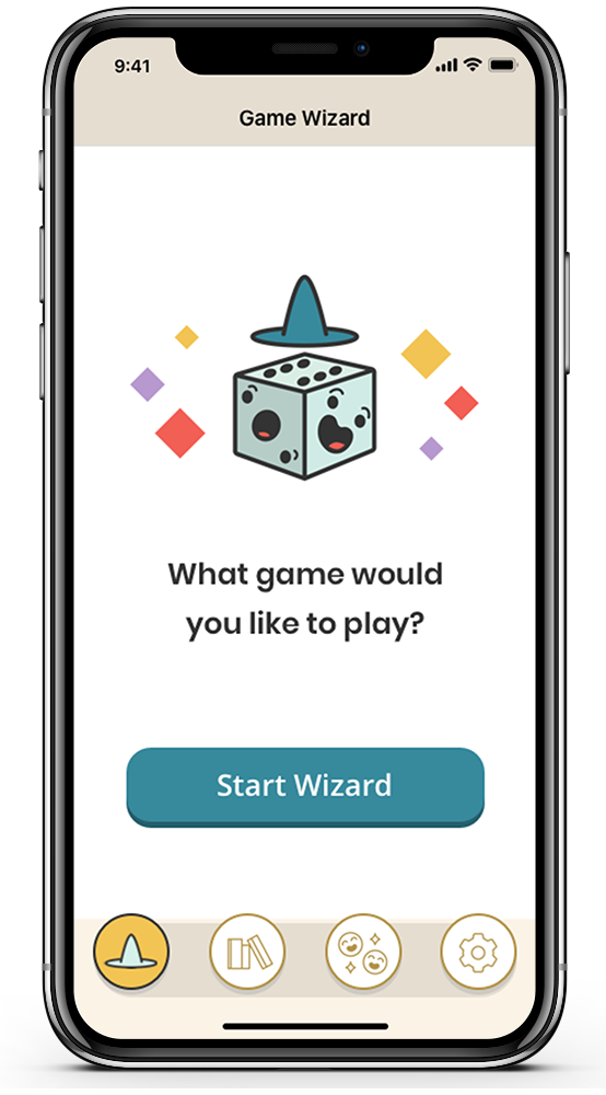 App wizard start page screenshot